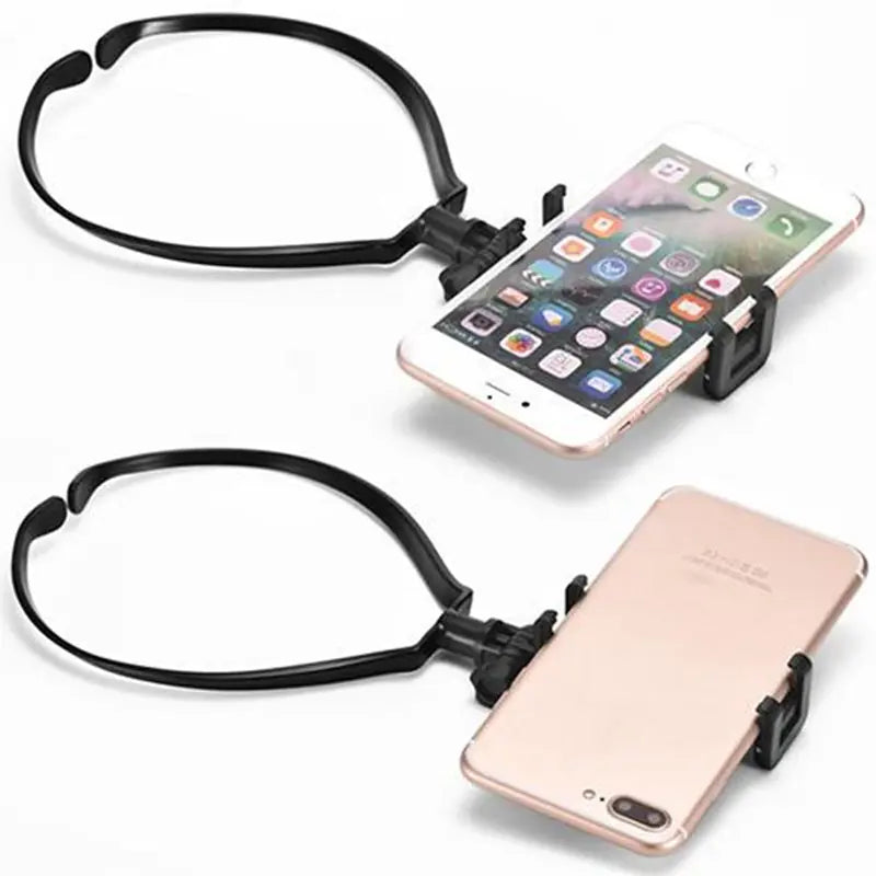 Neck Phone Holder for POV Selfies and Recording Neck Hanging Phone Holder, Multipurpose Desktop Live Streaming Lazy Neck Phone Holder, Phone Accessories for Bed, Sofa, Car, Selfie, Live