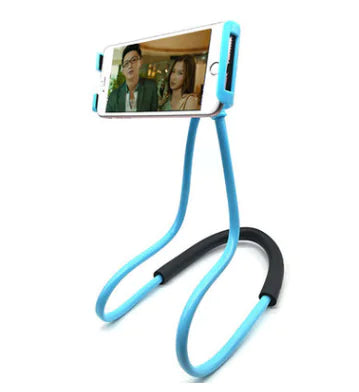 360° Flex Neck Mobile phone Stand, Neck Hanging Phone Holder, Multipurpose Desktop Live Streaming Lazy Neck, Phone Holder, Phone Accessories for Bed, Sofa, Car, Selfie, Live