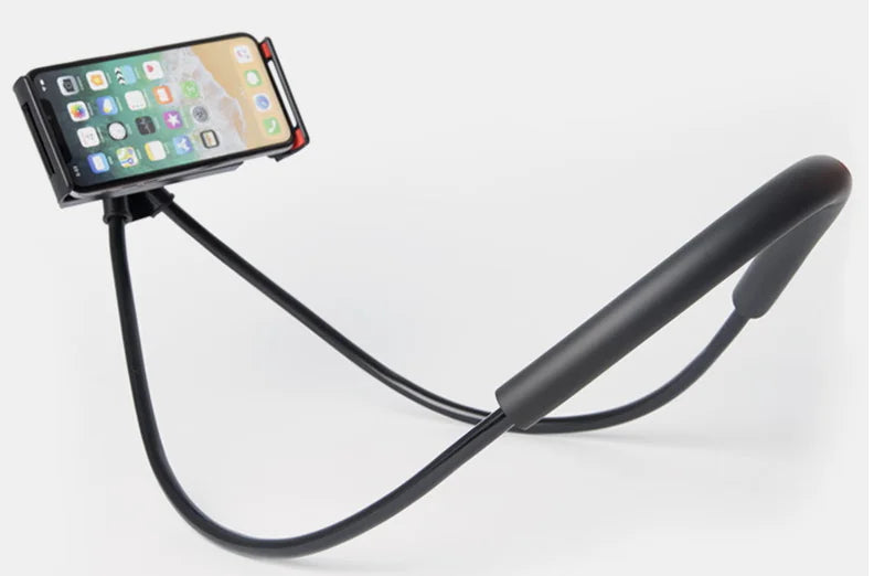360° Flex Neck Mobile phone Stand, Neck Hanging Phone Holder, Multipurpose Desktop Live Streaming Lazy Neck, Phone Holder, Phone Accessories for Bed, Sofa, Car, Selfie, Live