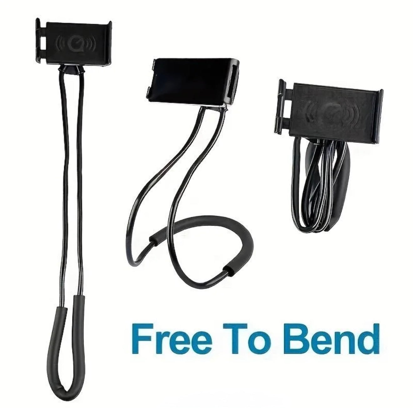 Neck Phone Holder for Lazy Use, Neck Hanging Phone Holder, Multipurpose Desktop Live Streaming Lazy Neck Phone Holder, Phone Accessories for Bed, Sofa, Car, Selfie, Live