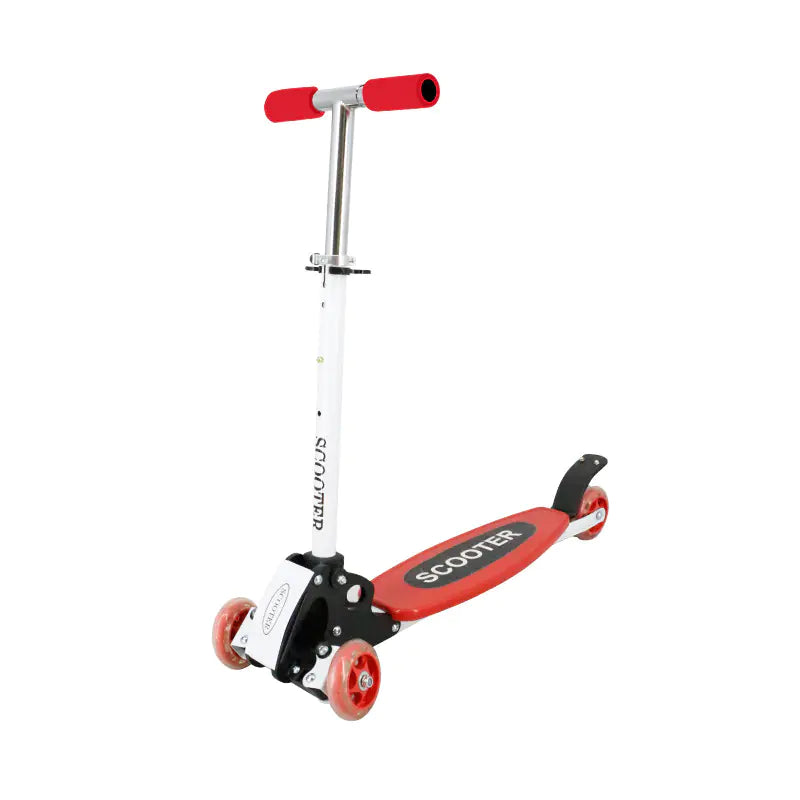 Folding Aluminum Alloy HOT BARGAINS Kids Three Wheel Move n Groove Scooter Blue & Pink Colour with TPR Comfort Handle Grip Lightweight Children's Scooter for Boy and Girl