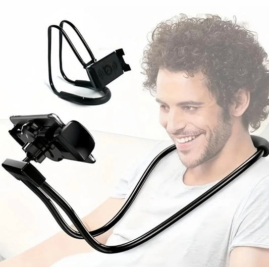 Neck Phone Holder for Lazy Use, Neck Hanging Phone Holder, Multipurpose Desktop Live Streaming Lazy Neck Phone Holder, Phone Accessories for Bed, Sofa, Car, Selfie, Live