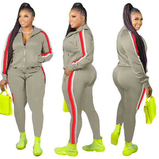2025 Women's Fashion Casual Two-Piece Set for Fall/autumn