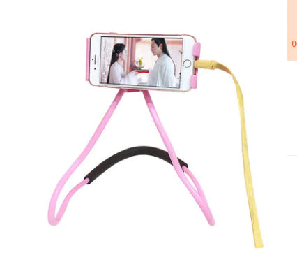 360° Flex Neck Mobile phone Stand, Neck Hanging Phone Holder, Multipurpose Desktop Live Streaming Lazy Neck, Phone Holder, Phone Accessories for Bed, Sofa, Car, Selfie, Live