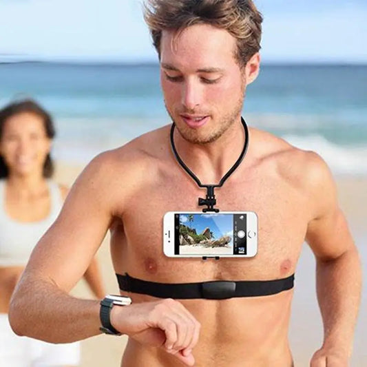 Neck Phone Holder for POV Selfies and Recording Neck Hanging Phone Holder, Multipurpose Desktop Live Streaming Lazy Neck Phone Holder, Phone Accessories for Bed, Sofa, Car, Selfie, Live